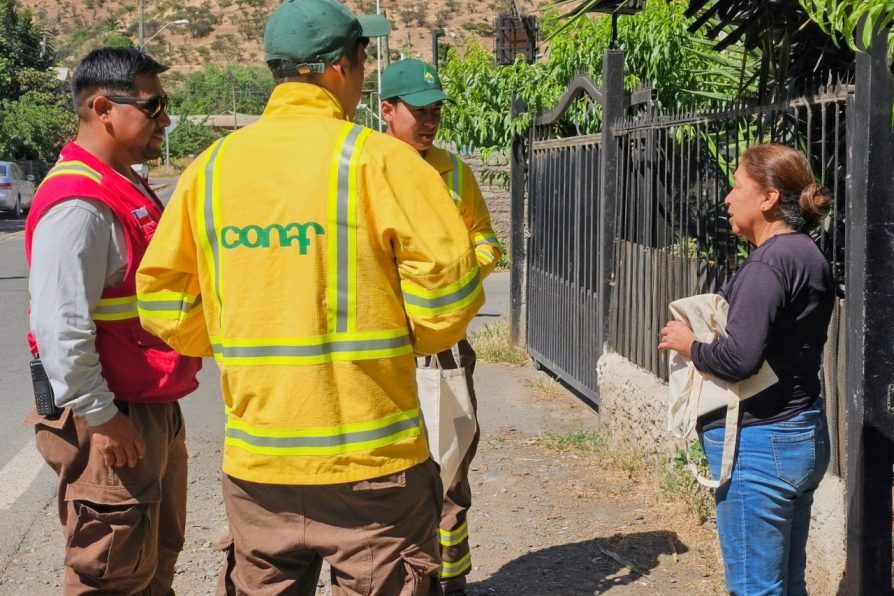 Comunidad de San Vicente de Naltagua refuerza la prevención de incendios gracias a autoridades y organismos especializados