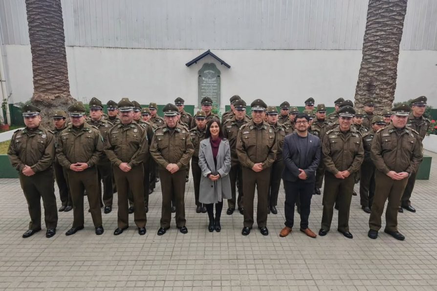 Refuerzan dotación policial en las provincias de Talagante y Melipilla con incorporación de 33 nuevos Carabineros