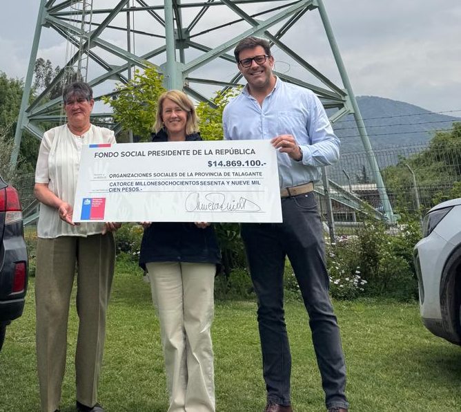 Comité de Agua Potable Rural Las Mercedes recibe cerca de $15 millones del Fondo Social Presidente de la República